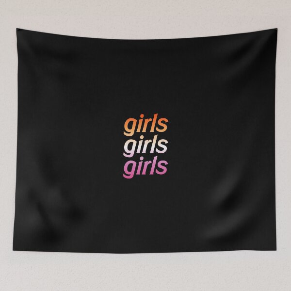 Item preview, Lesbian Flag Girls Girls Girls - FLETCHER designed and sold by jeminamarina.