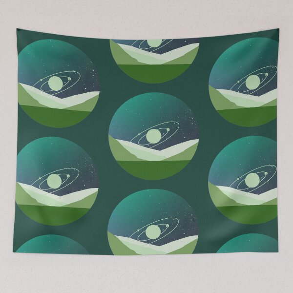 Item preview, Cosmic Desert Northern Lights Graphic & Photography designed and sold by MiaDelelai.