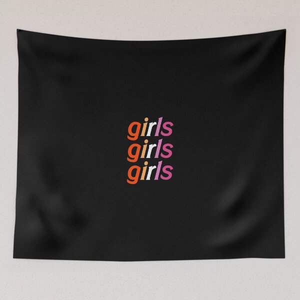 Item preview, Lesbian Flag Girls Girls Girls - FLETCHER designed and sold by jeminamarina.