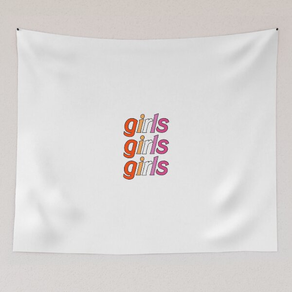 Item preview, Lesbian Flag Girls Girls Girls - FLETCHER designed and sold by jeminamarina.