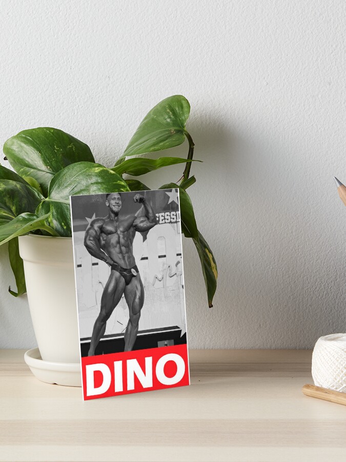 Ramon Dino Poster, 16 X 24 Body Building Minimalist, Mid-century