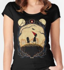 Reise Tailliertes Rundhals-Shirt