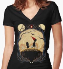 Camiseta entallada de cuello en V Viaje