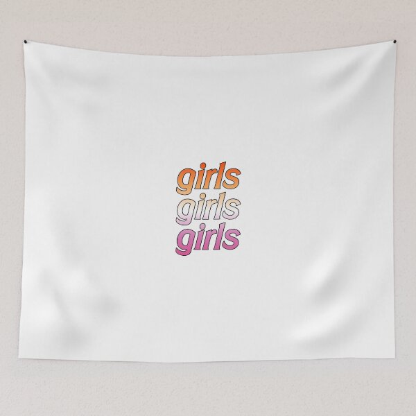 Item preview, Lesbian Flag Girls Girls Girls - FLETCHER designed and sold by jeminamarina.
