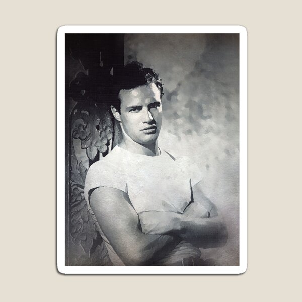 Vista previa del artículo con la obra «Marlon Brando - Art - D39», diseñado y vendido por DecoWords.