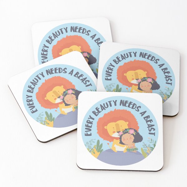 Item preview, Beauty And The Beast I Need You Life Sayings designed and sold by StickerbashCo.