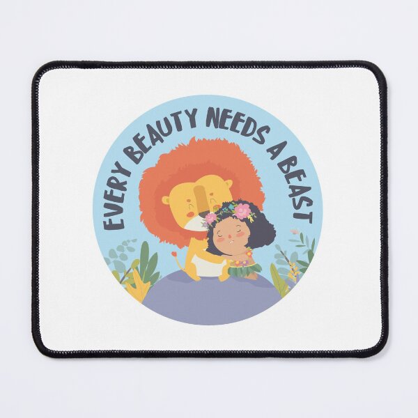 Item preview, Beauty And The Beast I Need You Life Sayings designed and sold by StickerbashCo.