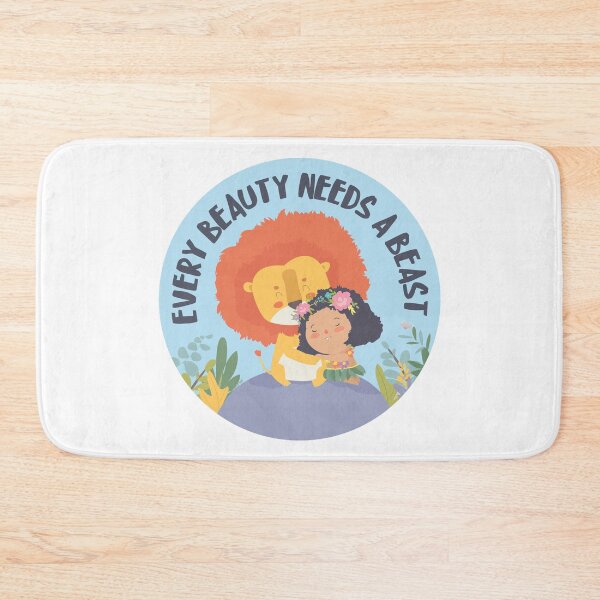 Item preview, Beauty And The Beast I Need You Life Sayings designed and sold by StickerbashCo.