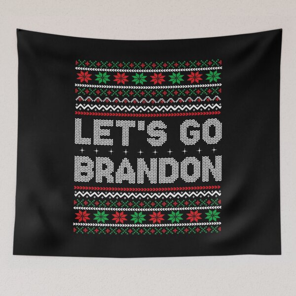 Item preview, Let's Go Brandon Impeach Biden 46 Anti Liberal Chant Ugly Christmas designed and sold by ollalla.