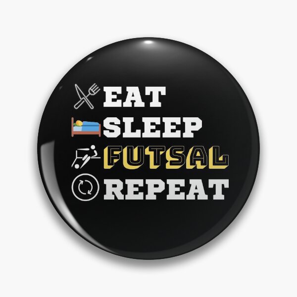Item preview, Soccer Shirt Designs Eat Sleep Futsal Repeat For Team designed and sold by AMINE  ★★★★★.