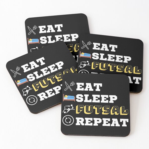 Item preview, Soccer Shirt Designs Eat Sleep Futsal Repeat For Team designed and sold by AMINE  ★★★★★.