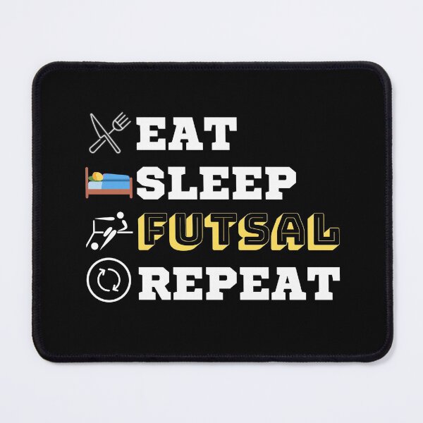 Item preview, Soccer Shirt Designs Eat Sleep Futsal Repeat For Team designed and sold by AMINE ★★★★★.