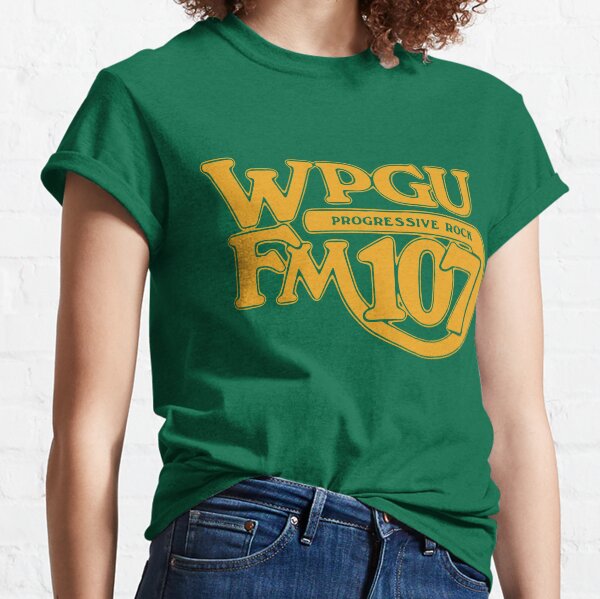 WPGU Progressive Rock Radio — Original 1970's Retraced Logo Classic T-Shirt