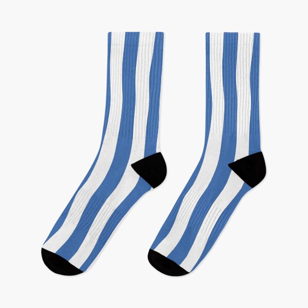 Item preview, Blue and White Vertical Stripes Pattern designed and sold by Llawb.