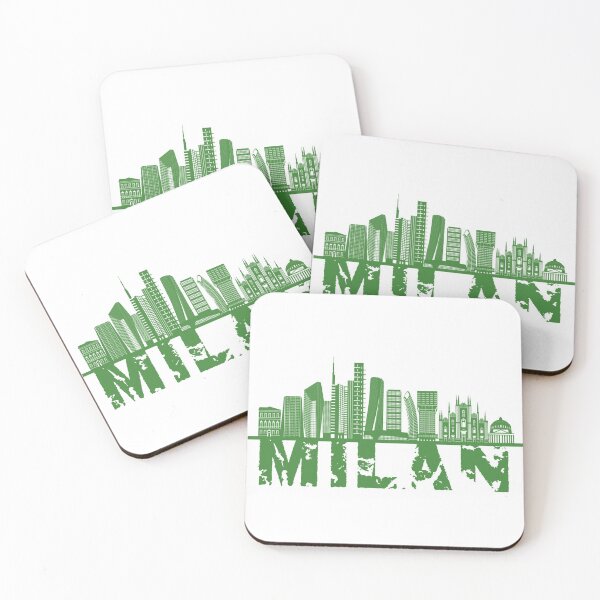 Item preview, Milan Skyline Fan Vacation Travel Motif designed and sold by Merchandiser099.