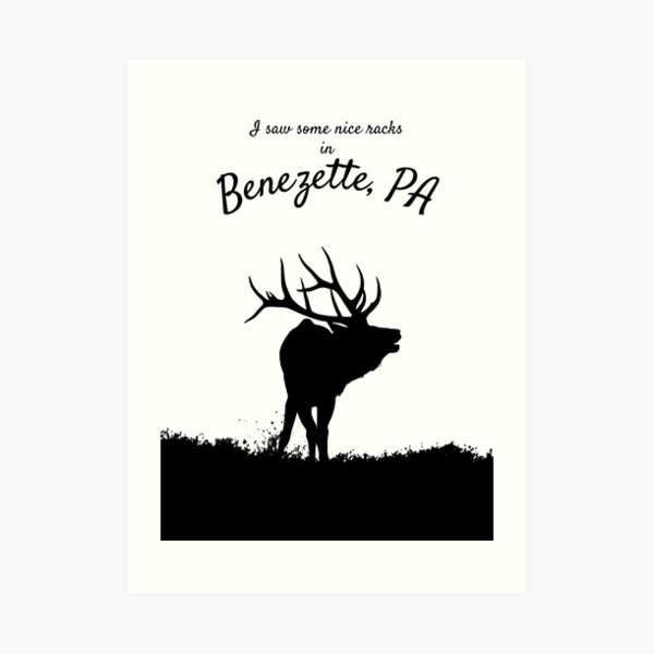 "Benezette, PA Bugling Bull "I saw.."" Art Print for Sale by eep