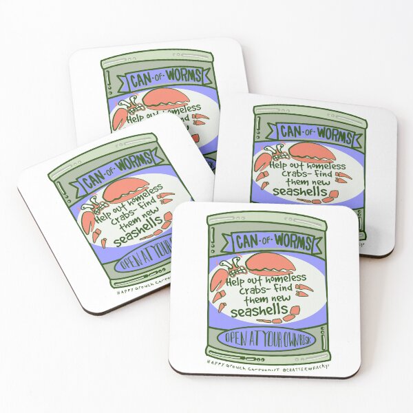 Item preview, Open a Can of Worms Homeless crabs designed and sold by NeatlineFX.