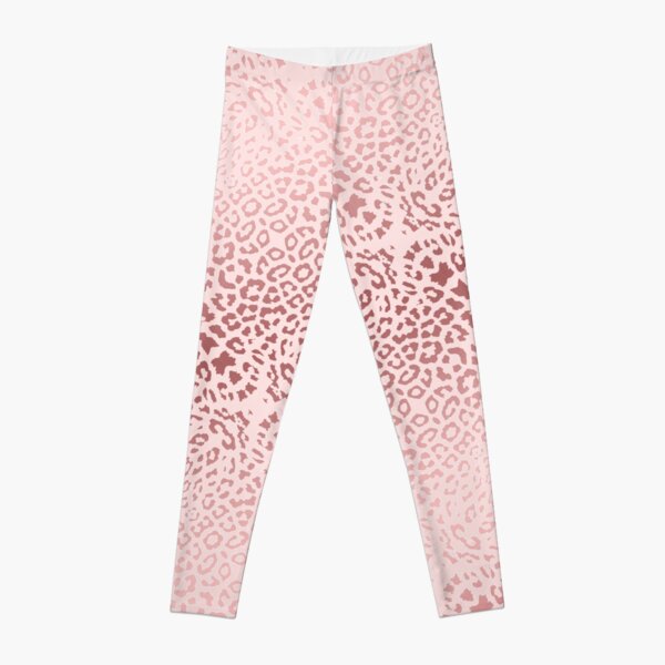 Pink and Blue leopard leggings