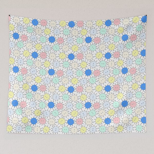 Item preview, Cute Coronaviruses on White designed and sold by fogoosherie.