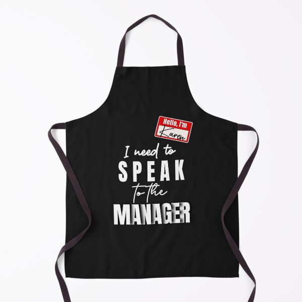 Artikelvorschau, Karen Halloween-Kostüm / Sprich mit dem Manager, der T-Shirt sagt entworfen und verkauft von Eamali.