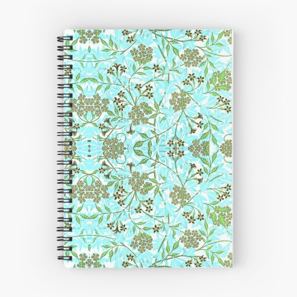 Item preview, Jasmine by William Morris - Faded Turquoise Blue Green Floral Vintage Pattern Variation designed and sold by PatternPerfect.