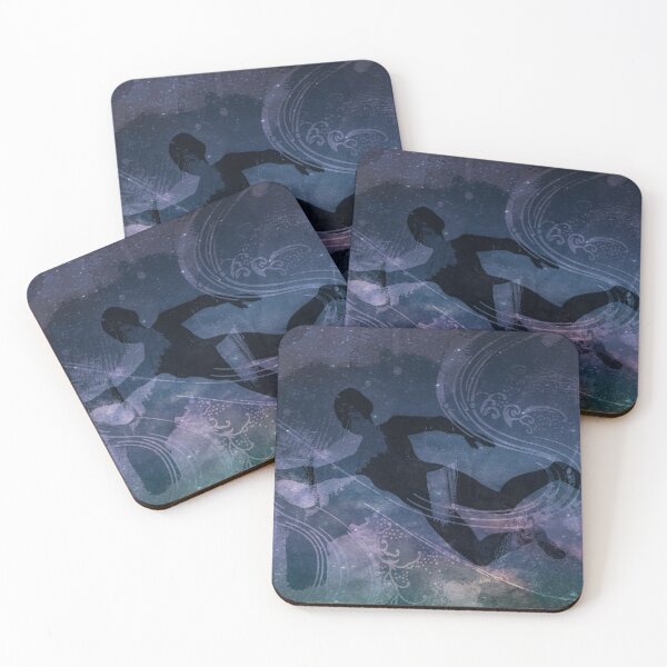 Item preview, Night Swimmer Open Water Swimming Art Jenny Meehan  designed and sold by Jenny Meehan Art Prints and Patterns  .