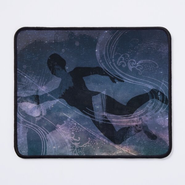 Item preview, Night Swimmer Open Water Swimming Art Jenny Meehan  designed and sold by Jenny Meehan Art Prints and Patterns  .