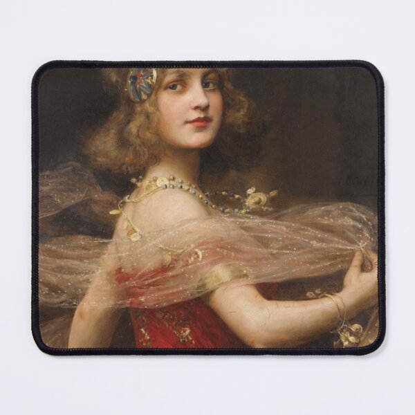 Item preview, Girl in Red Renaissance Painting  designed and sold by Bellathewilde.