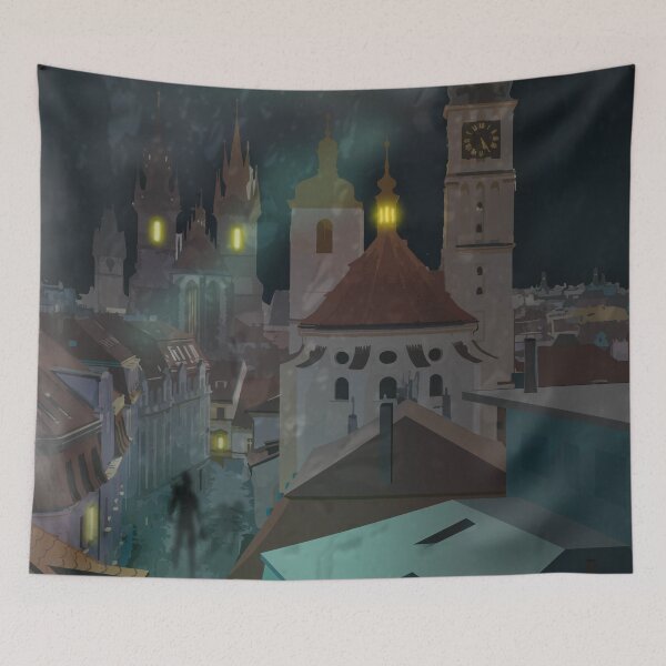 Item preview, Spooky Prague Artwork designed and sold by Vladan Seva.