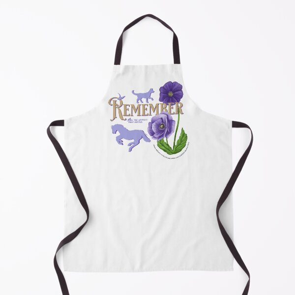 Item preview, The Purple Poppy in Remembrance of the Animals that also served designed and sold by SillWillStudios.