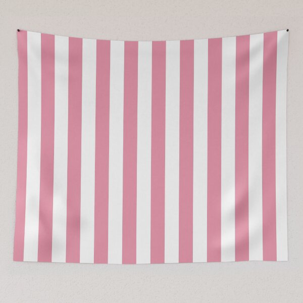 Item preview, Soft Pink and White Vertical Stripes Pattern designed and sold by Llawb.