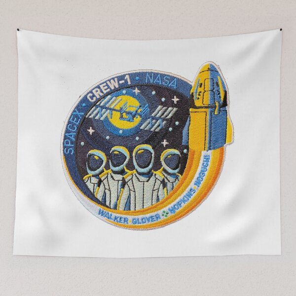 Item preview, SpaceX Crew 1 Patch designed and sold by Nikki SpaceStuffPlus.