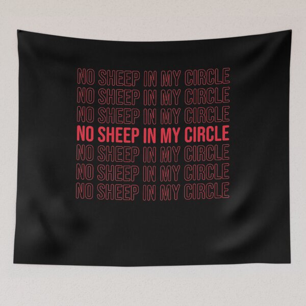 Item preview, No Sheep In My Circle Funny Sarcastic designed and sold by Ryan89-Design.