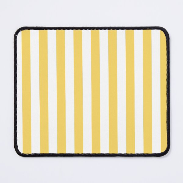 Item preview, Sunny Yellow and White Vertical Stripes Pattern designed and sold by Llawb.