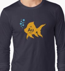 Periodic Table Elemental Gold Fish Long Sleeve T-Shirt