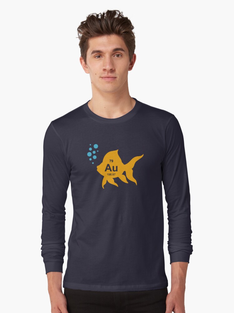 Thumbnail 1 von 5, Langarmshirt, blub! Wer liebt Goldfische nicht? Tolles Geschenk oder T-Shirt für Fisch- und Chemieliebhaber.
designt und verkauft von TheShirtYurt.