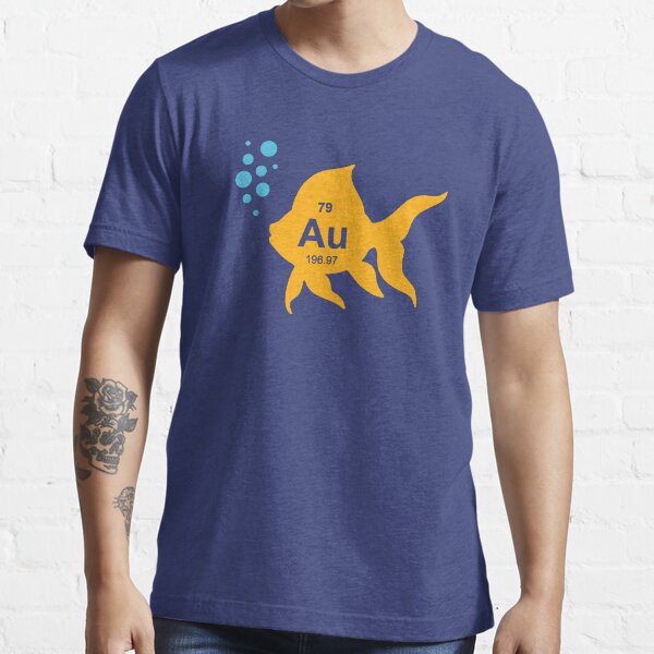 Periodic Table Elemental Gold Fish Essential T-Shirt