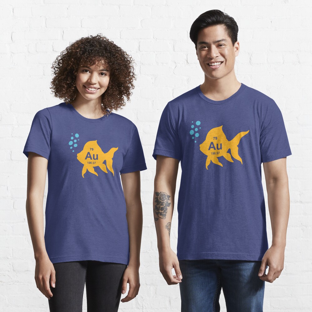Periodic Table Elemental Gold Fish Essential T-Shirt