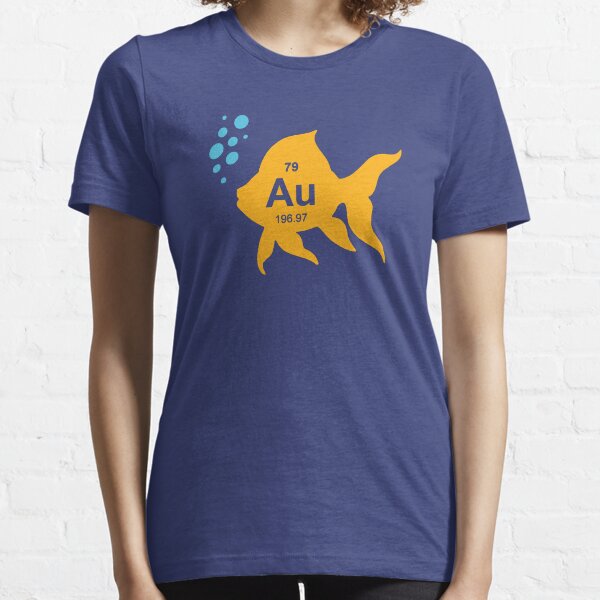 Periodic Table Elemental Gold Fish Essential T-Shirt
