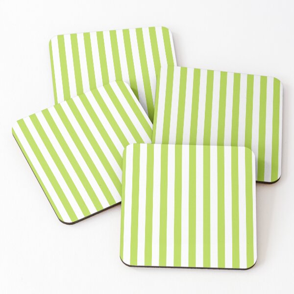 Item preview, Pastel Green and White Vertical Stripes Pattern designed and sold by Llawb.