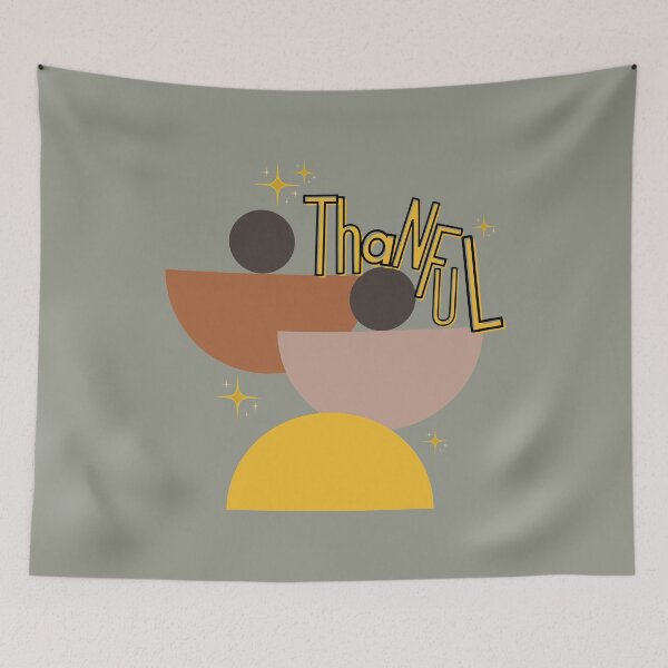 Item preview, Thankful Mid-Century Retro Design designed and sold by concettaellis.