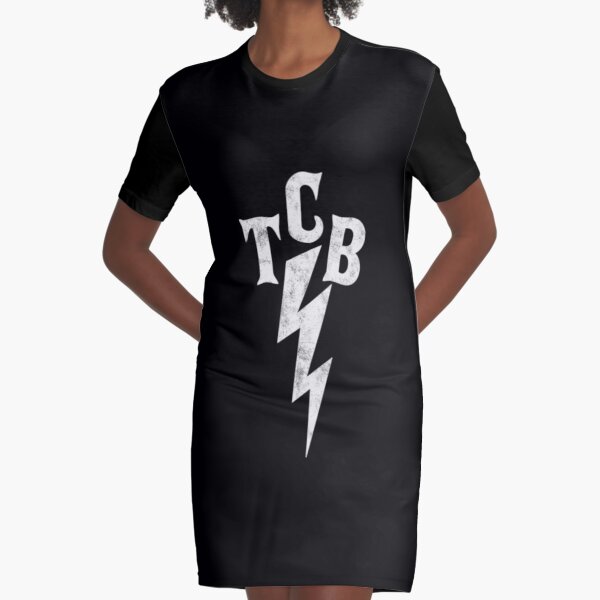 Elvis TCB lucky jone Perfect Gift Graphic T Shirt Dress for Sale by Cane Matha