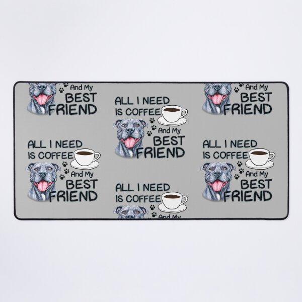 Item preview, Coffee & Friendship-Pit Bull designed and sold by designbyjodyb.