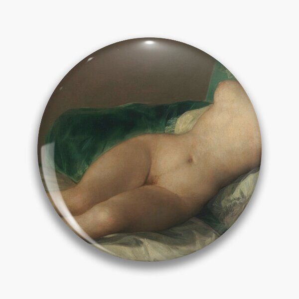 La maja desnuda. #Painting by Francisco de Goya. #NudeMaja, #NakedMaja #nude Pin