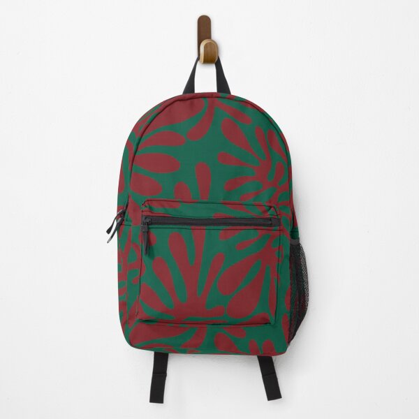 Item preview, Matisse style abstract bold red and green pattern designed and sold by IevaLiART.