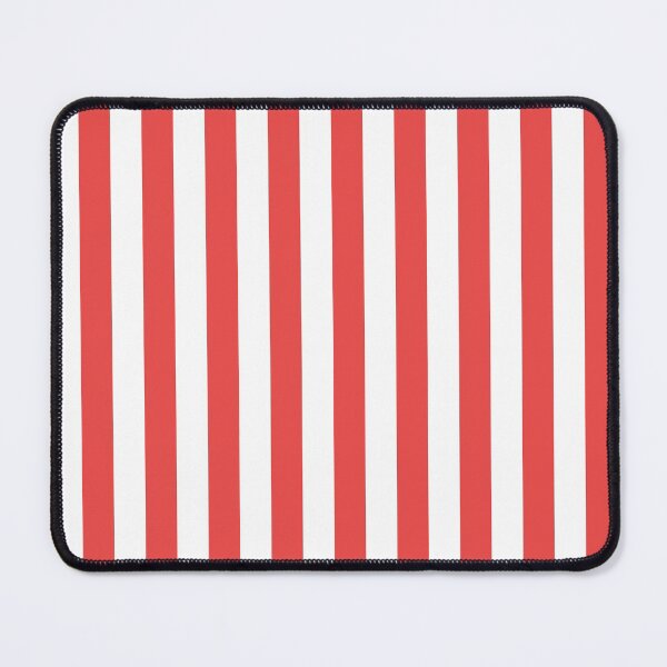 Item preview, Red and White Vertical Stripes Pattern designed and sold by Llawb.