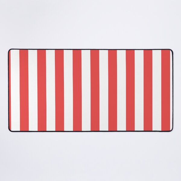 Item preview, Red and White Vertical Stripes Pattern designed and sold by Llawb.