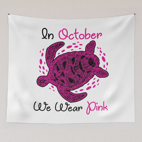 Item preview, In October We Wear Pink designed and sold by sprintmoon.