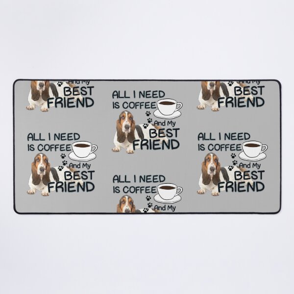Item preview, Coffee & Friendship-Basset Hound designed and sold by designbyjodyb.