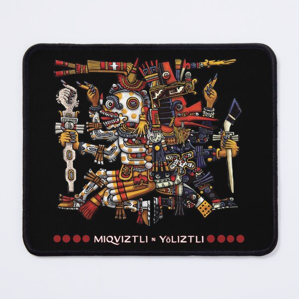 Item preview, aztec life and death god azteca mexican art designed and sold by aztlandesign.